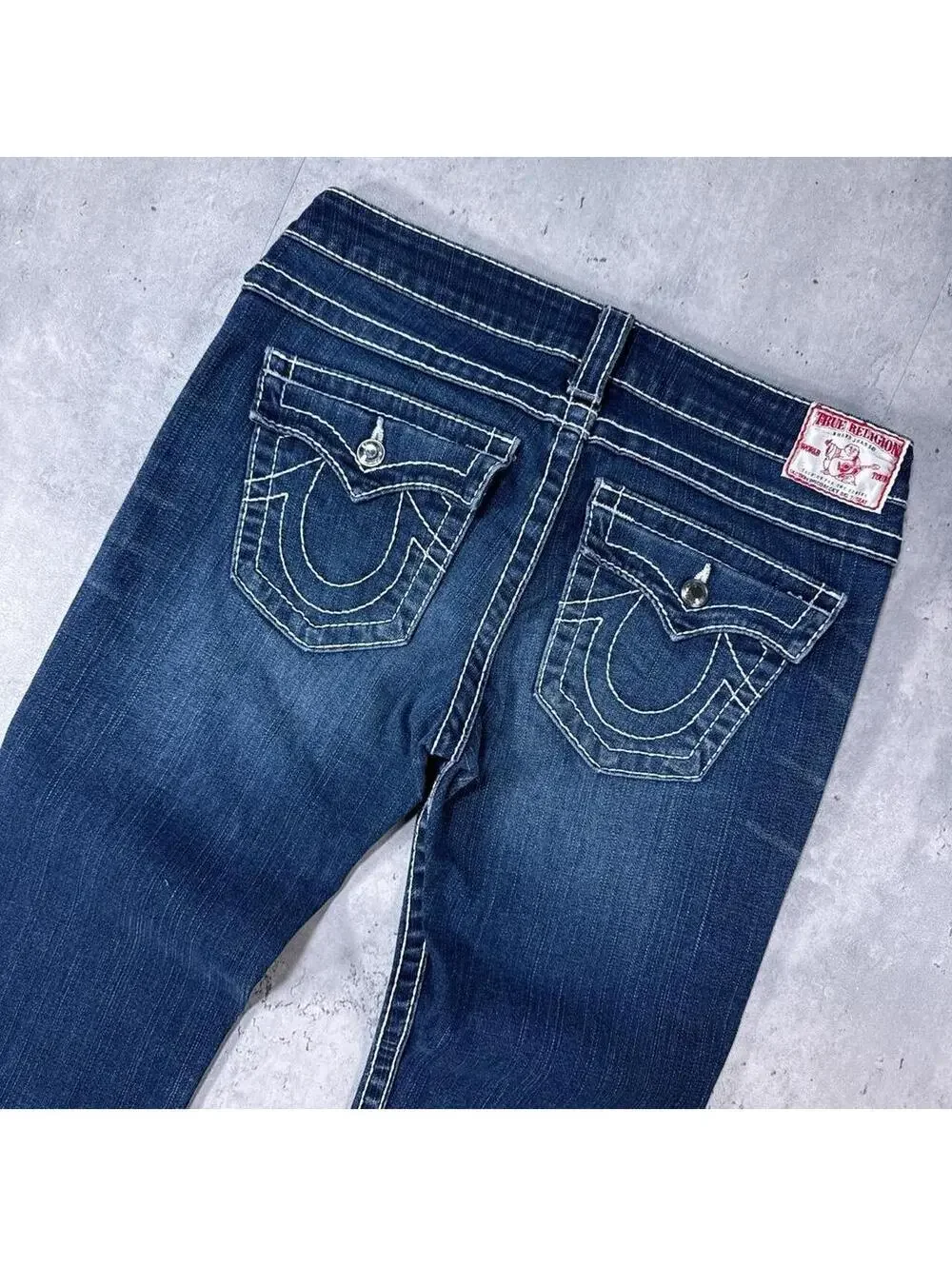 Y2K True Religion 00s Denim Flared Vintage Jeans